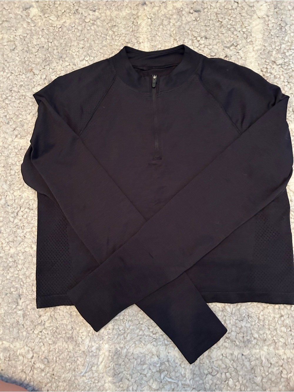 Lululemon Quarter Zip Long Sleeve Running Top